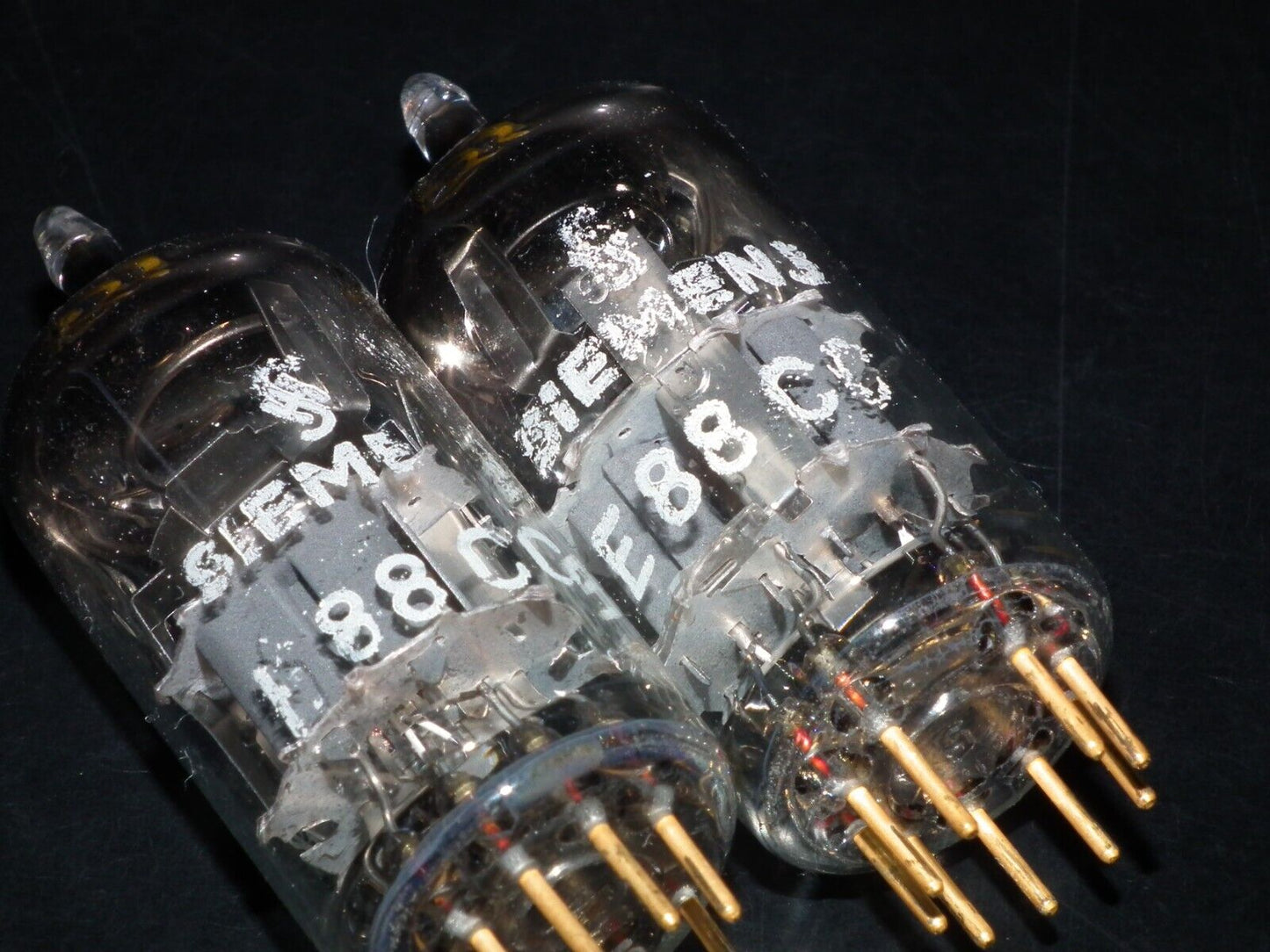 Platinum Matched Pair Siemens E88CC Used Tested NOS Dual Stage Getter A2 7H Code