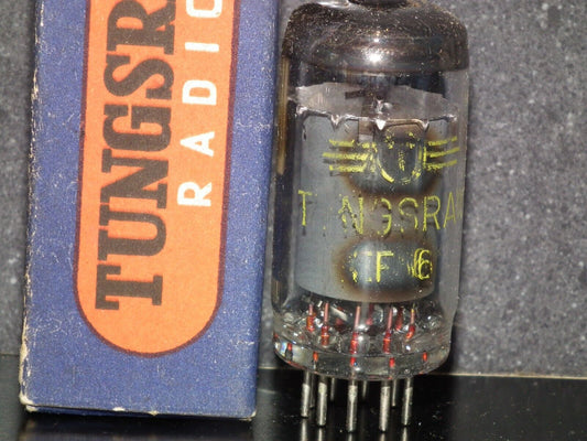 EF86 Tungsram 6267 CV4085 Austria RARE Single Mica No Microphonics Low Noise