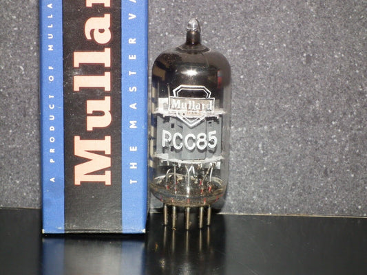 One tube (1pcs) PCC85 9AQ8 Mullard NOS NIB Old type early 70s