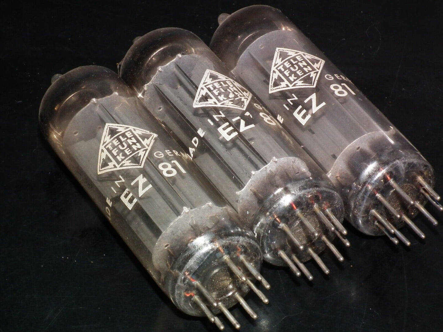 EZ81 Telefunken 6CA4 Used Tested 100% Not diamond bottom