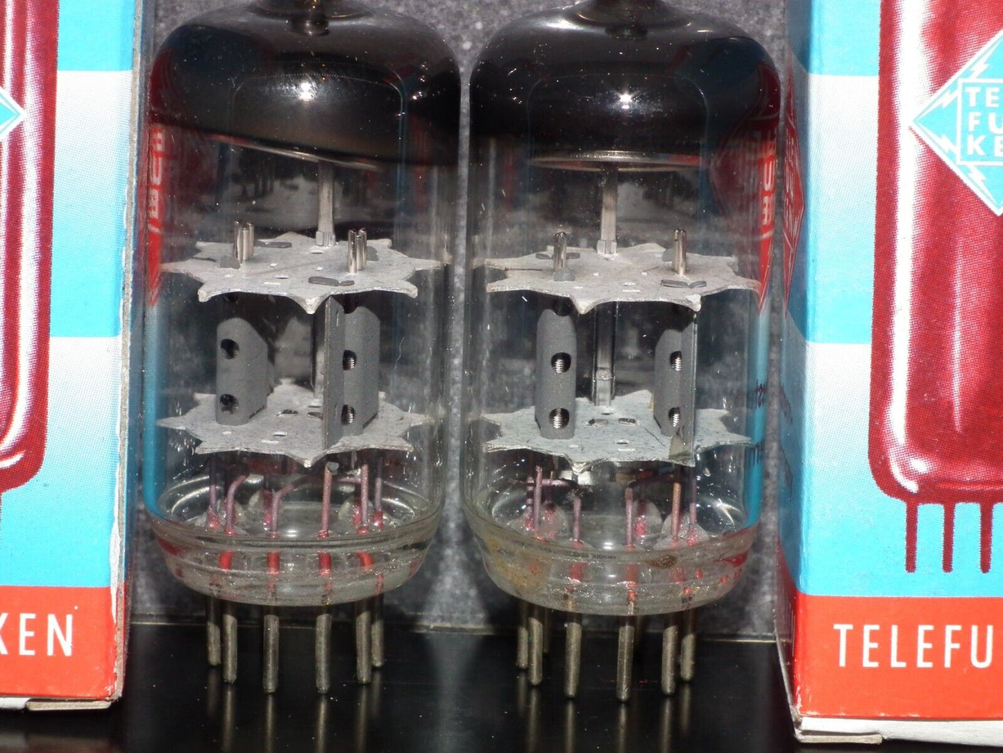 ECC83 12AX7 RFT Germany Matched Pair USED Tested 100% Balanced Triodes