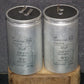 Two vintage Rifa PIO capacitors 32u 200V Made in Sweden 1970 32mfd 200V