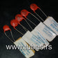 Five (5 pcs) NOS Sprague Disc Ceramic Capacitors 20pF 1000V - 0.00002uF 1000WVDC