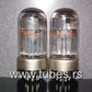 Matched pair HP RCA 6080 double triode ( 6AS7 5998) True triple mica type
