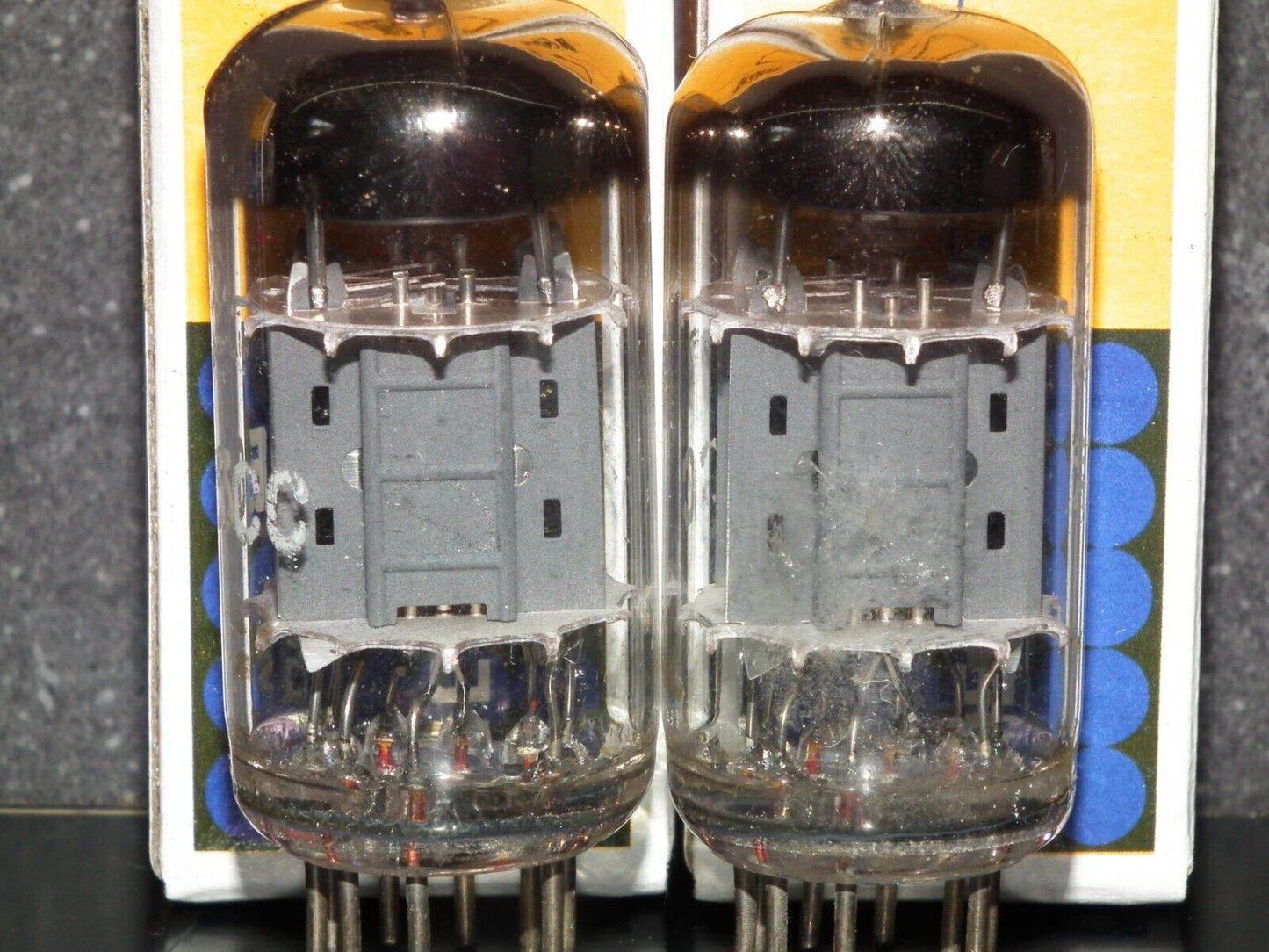 E83CC Siemens & Halske Platinum Matched Pair ECC83 Munich USED tested OK