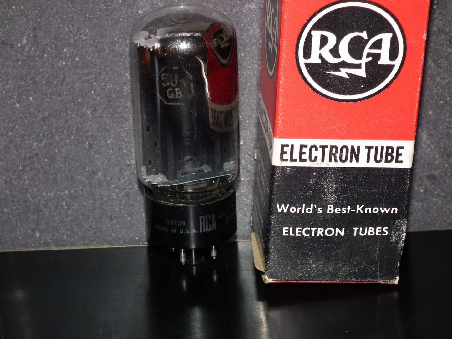 5U4GB RCA NOS NIB Black Anodes - Carbonized Nickel Tested Strong