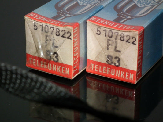 Pair PL83 Telefunken NOS NIB Sealed Never Opened boxes (2 tubes)