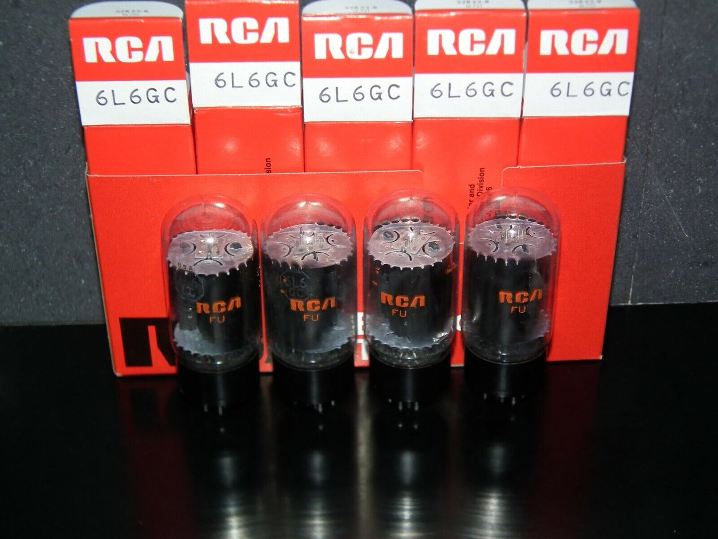6L6GC RCA Platinum Matched Pair NOS NIB Holy Grail 6L6 Black Anodes