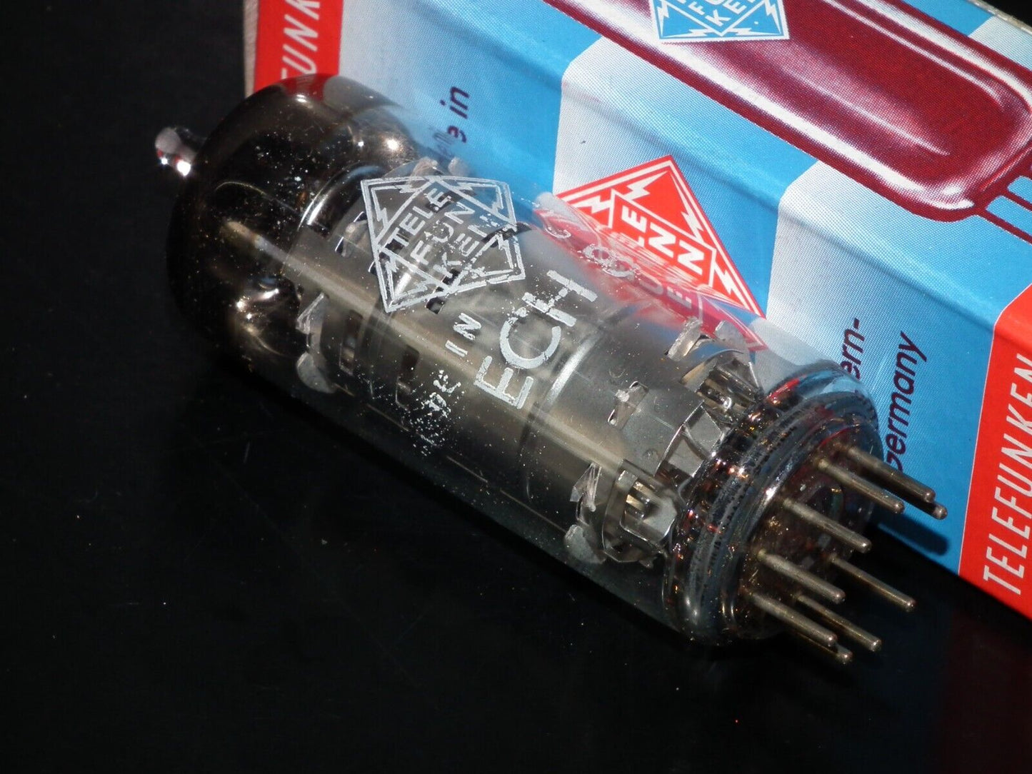 NOS ECH81 Telefunken Diamond Bottom Made in West Germany