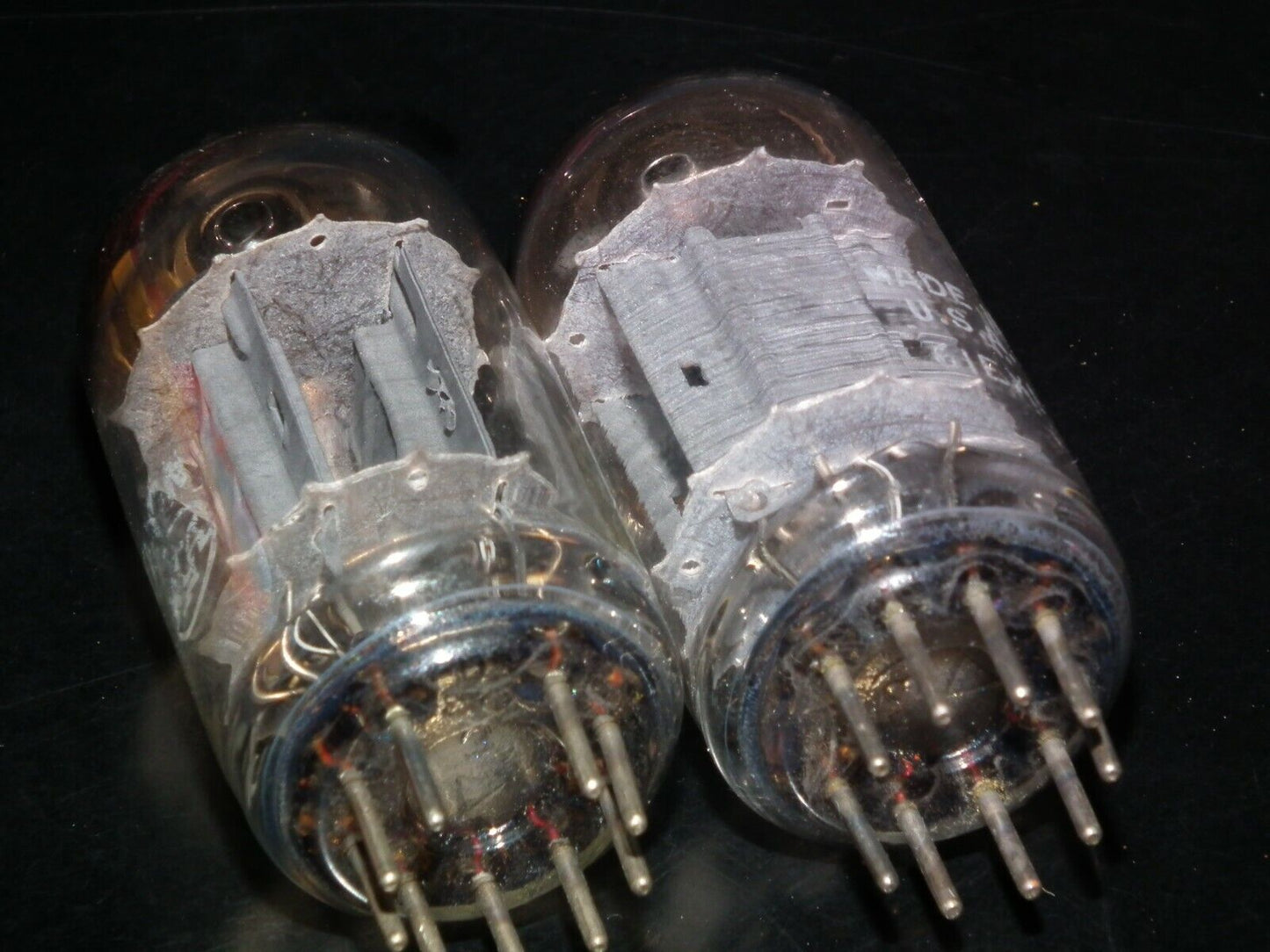 Matched Pair 5963 RCA 12AU7 ECC82  Used Tested 75%