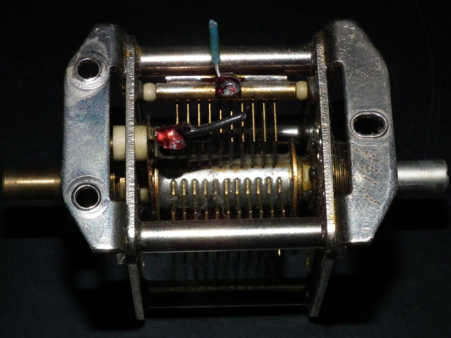 Philips air variable capacitor - 100 pF ball bearing HIGH QUALITY - HF VFO USED