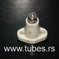 One vintage ceramic insulated mount contact point JOHNSON USA No. 22