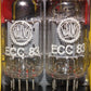 ECC83 Valvo 12AX7 Long Anodes 17mm Inclined Getter mC1 D7E Bottom Codes 120%