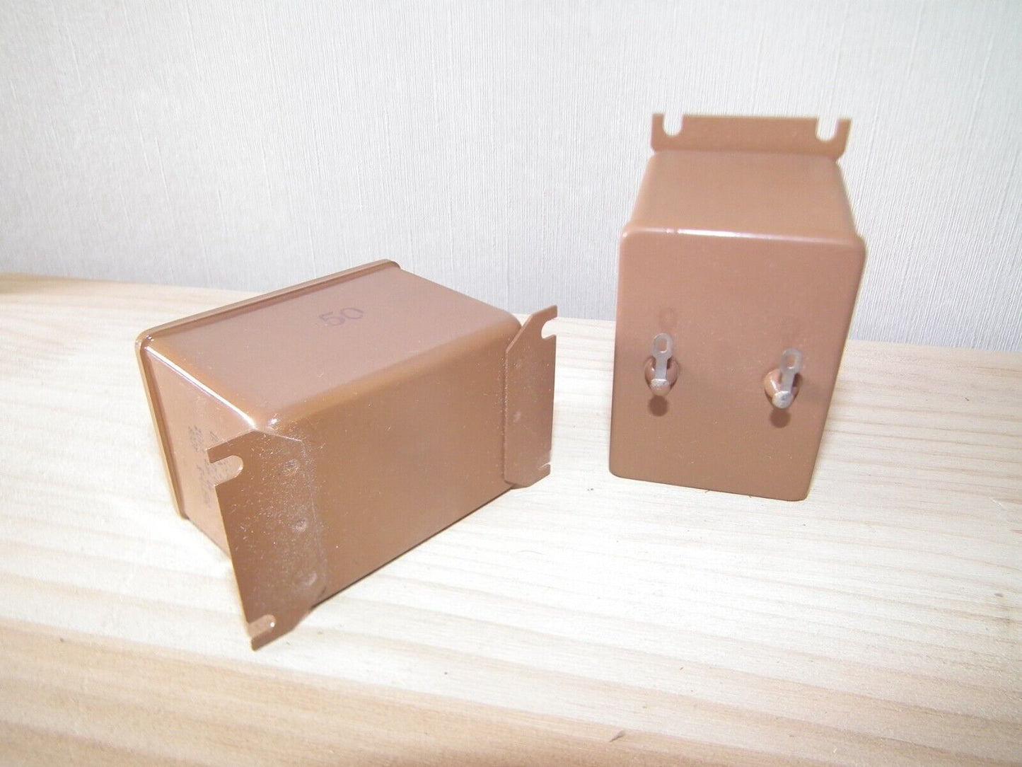 NOS PIO Capacitor 10mfd 400V 10u Paper in Oil MBGP-3 Soviet made in 70s