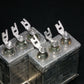 Two vintage Siemens PIO capacitors 2x0.25 uF 300V Klangfilm tube audio 60s NOS