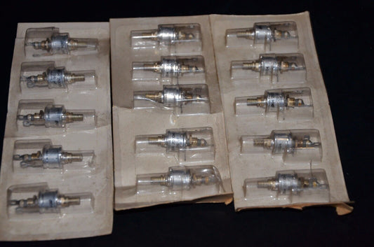 Lot of five (5 pcs) NOS professional variable capacitor 25 pF chassis montage
