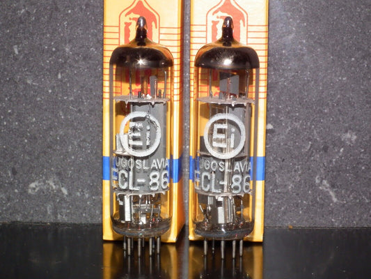 ECL86 6GW8 EI Philips Platinum Matched Pair NOS NIB