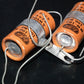 Two (2 pcs) Vintage NOS Capacitors Astron 100uF 6V
