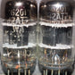Matched pair 6201 GE 12AT7WB Triple Mica Square Getter tested 90% of NOS