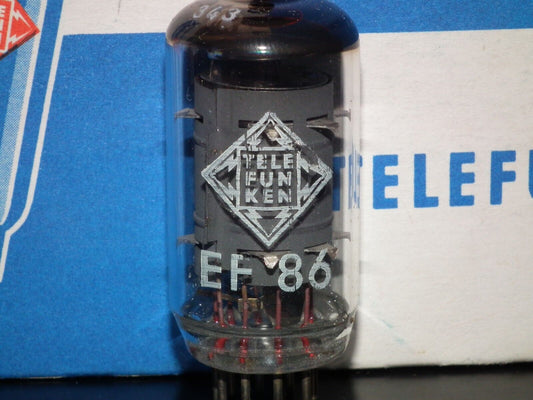 EF86 Telefunken NOS NIB Tested for low noise and microphonics made by Tungsram