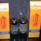 Matched Pair ECC82 12AU7 EI Yugoslavia Telefunken Long Smooth Plates 17mm Used