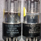 6SL7GT  Sylvania VT-229 JAN Matched Pair Black coated, close dates 40s