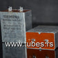 Two vintage Siemens electrolytic capacitors 500uF/35V Klangfilm Al-Elko rauh IA