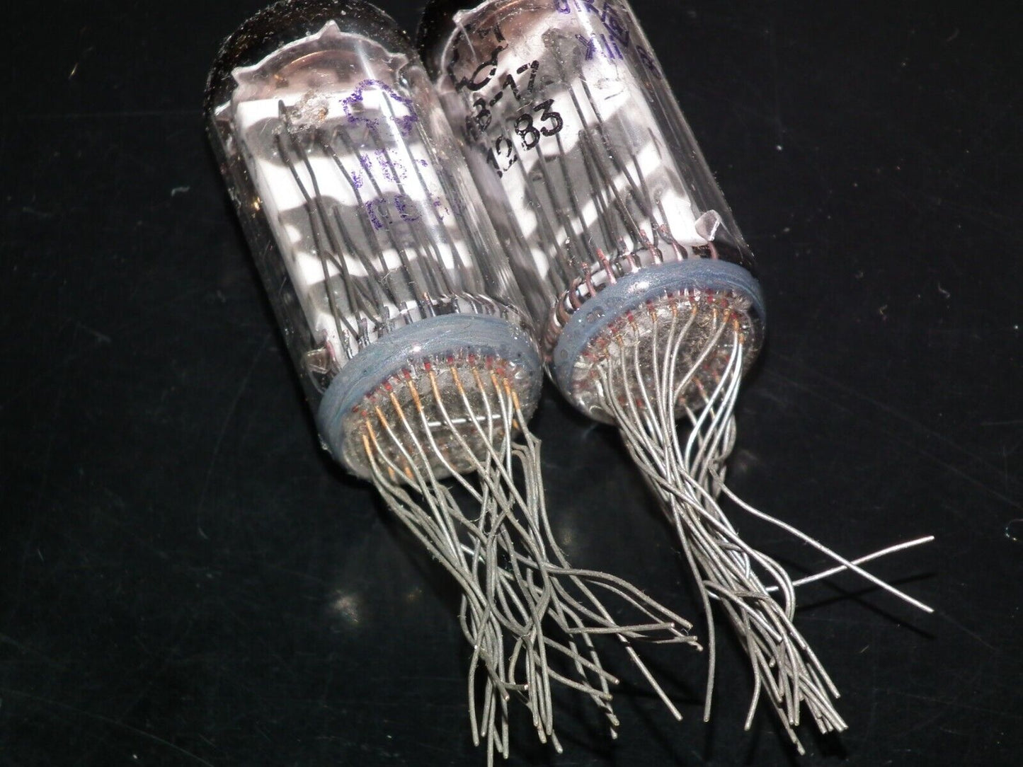 LOT OF 2 IV-17 Reflektor Soviet Nixie tubes