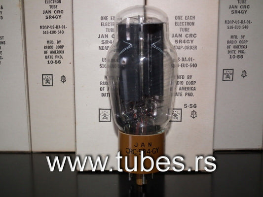 5R4GY RCA NOS NIB D Getter Brown Base JAN Vintage Rectifier Tube