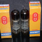 Philips E80CC 6085 Matched pair (Rare FOIL D Getter, PINCHED WAIST!) Tested NOS