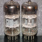 NOS Matched Pair ECC81 Telefunken 12AT7 Diamond Bottom Same Codes West Germany