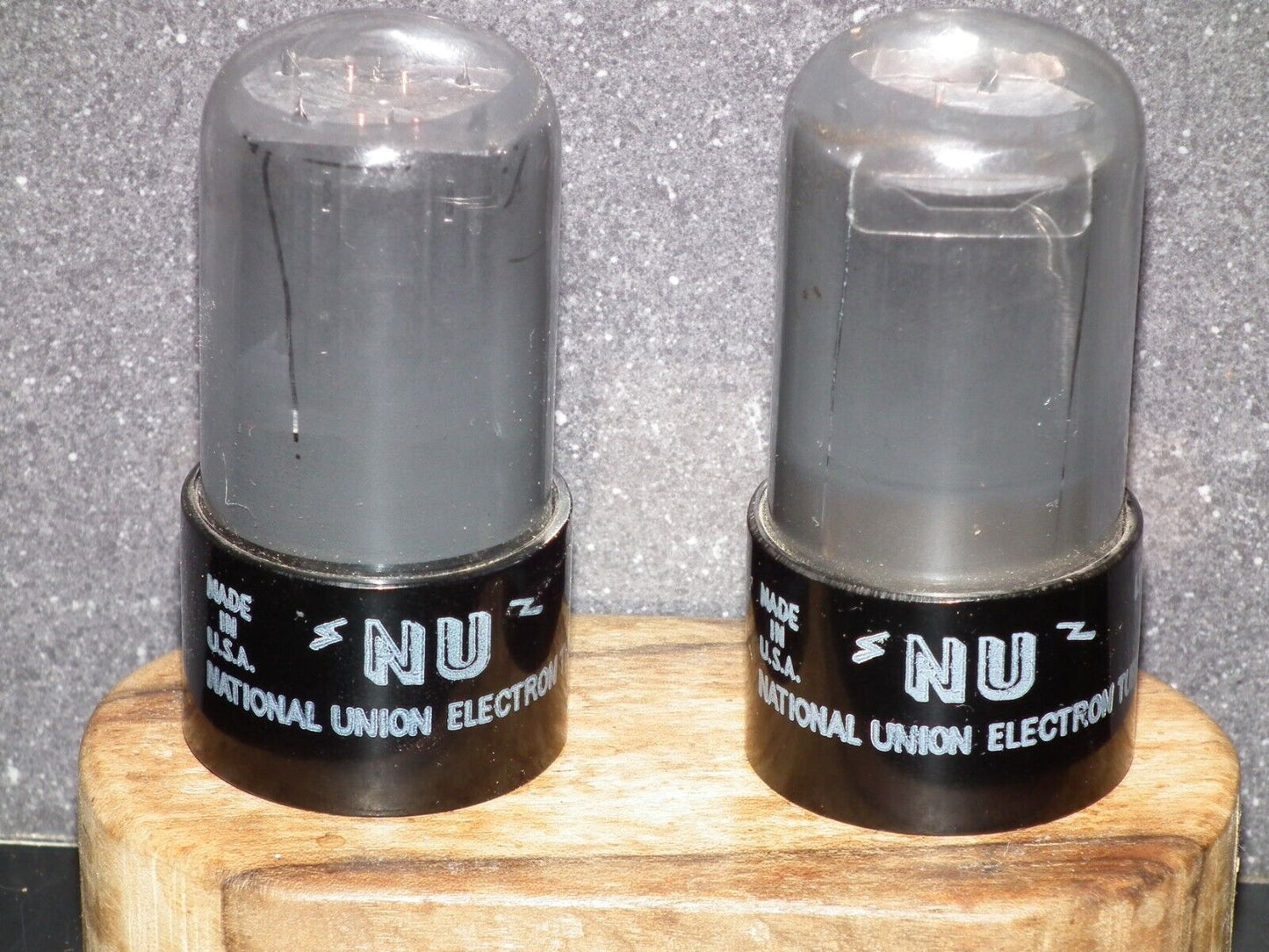 6SN7GT National Union Matched Pair Gray Coated Version The same codes
