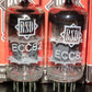ECC82 12AU7 RFT rebranded RSD, NOS NIB Platinum Matched Pair, the same codes 70s