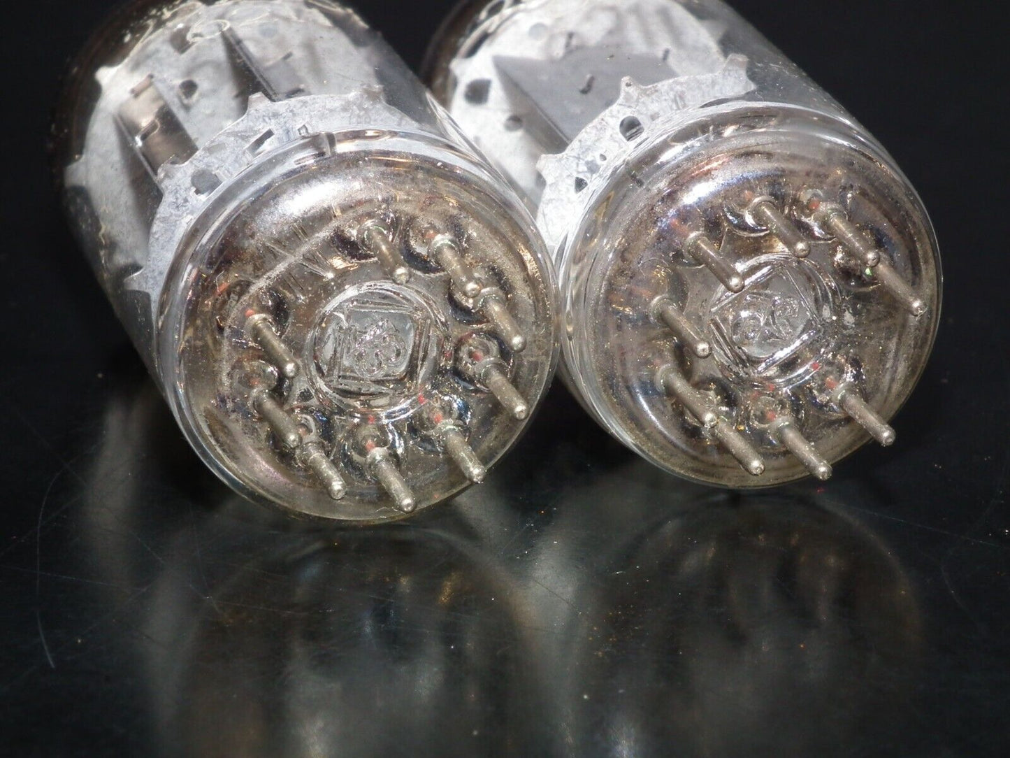 Platinum Matched Pair 6211 Telefunken ~ECC82 Tested NOS DB The same ULM codes