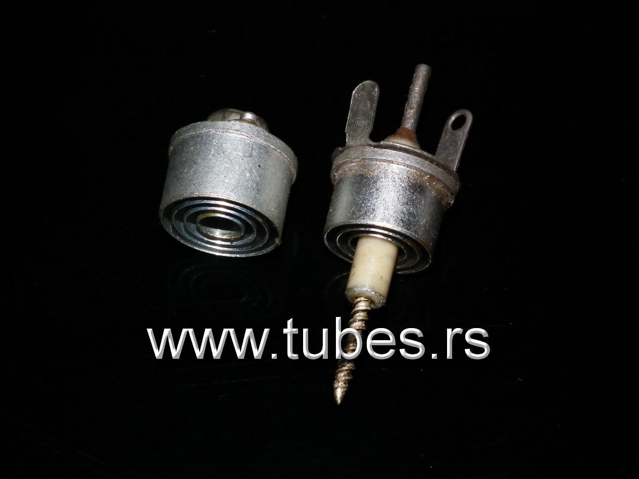 Two variable capacitors Philips type for old tube radio receivers MW SW LW