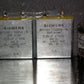 Two vintage Siemens PIO capacitors 0.25 uF / 250V Klangfilm tube audio 0.25 mfd