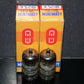 7308 Amperex E188CC RARE gray shield, matched pair tested NOS, gold pins 1961 P2