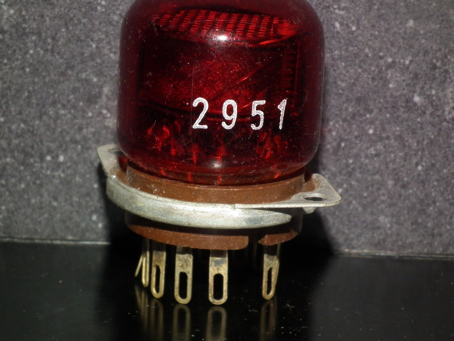 Z520M Red Nixie Tube Valvo with NOS Socket. AS IS!