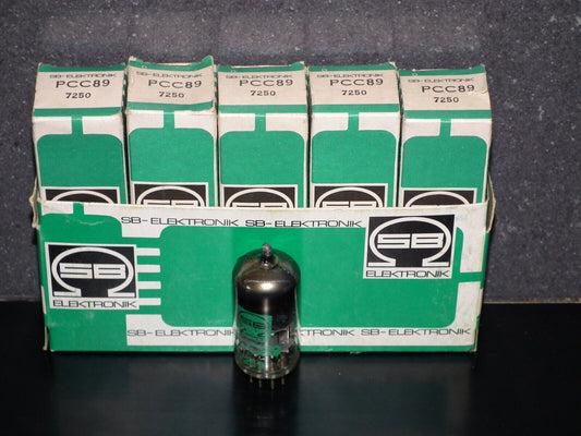 PCC89 Mullard 7FC7 SB Elektronik NOS NIB Mullard Blackburn production 1970