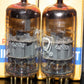 7308 Amperex E188CC RARE gray shield, matched pair tested NOS, gold pins 1961 P2
