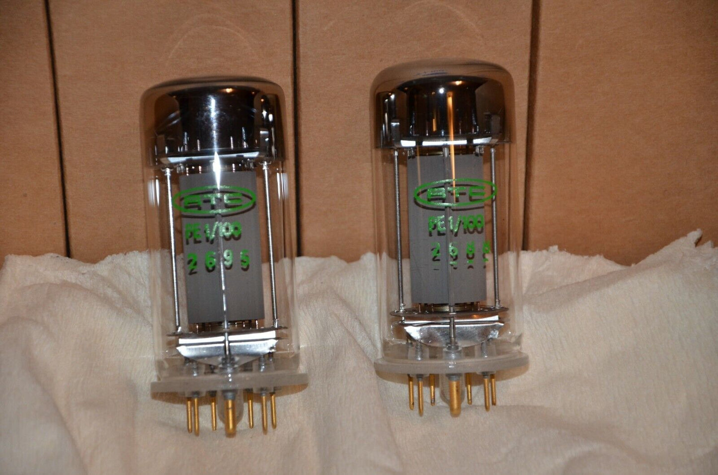 Matched Pair PE1/100 RTC Philips Mullard NOS NIB The same codes 6083 YL1200 OS51