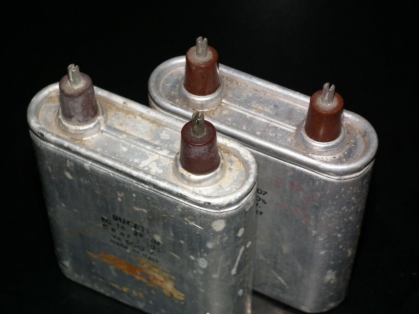 Vintage Ducati PIO capacitor 8.0 uF / 600V Tube audio Made in Italy in 60s