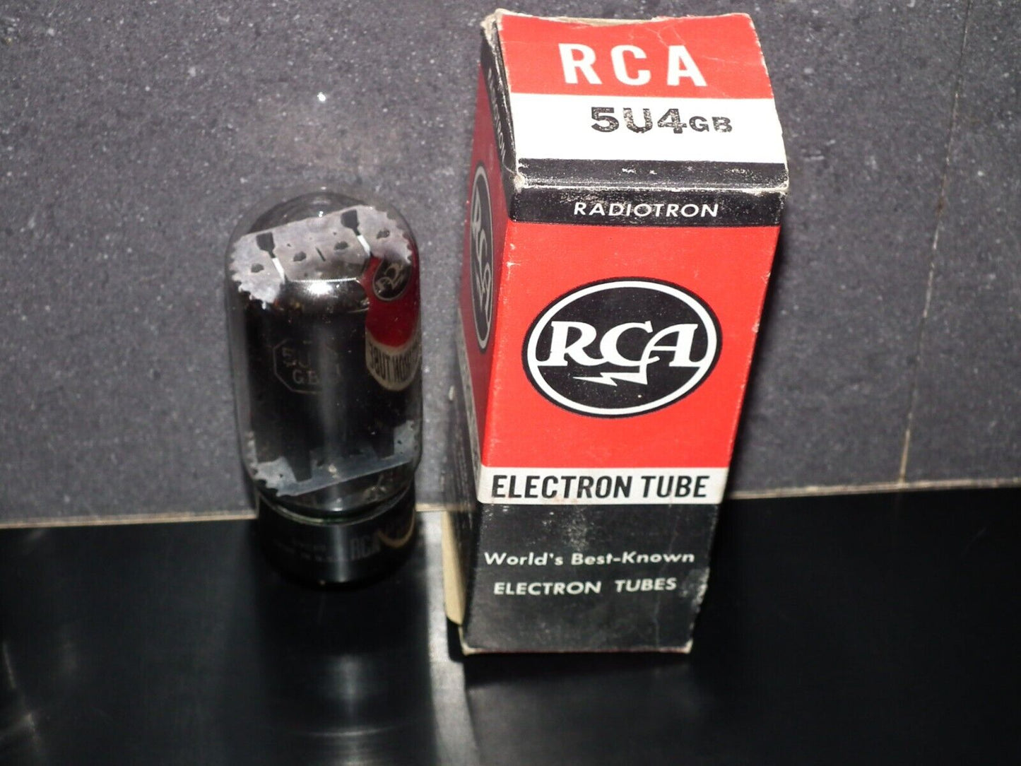 5U4GB RCA NOS NIB Black Anodes - Carbonized Nickel Tested Strong