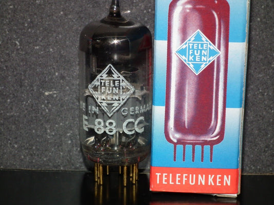 E88CC Telefunken 6922 Tested NOS 115% Balanced Diamond Bottom Ulm West Germany