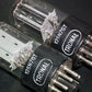 Rare Matched Pair TRONAL 12SN7GTA NOS NIB FLAT DISC GETTER old type stem