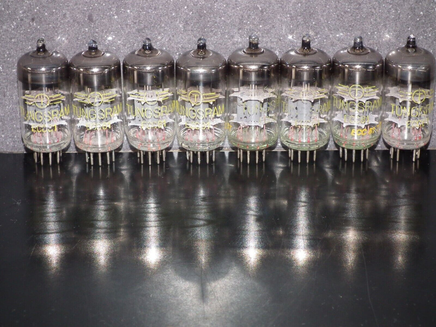 Platinum matched pair ECC81 Tungsram 12AT7