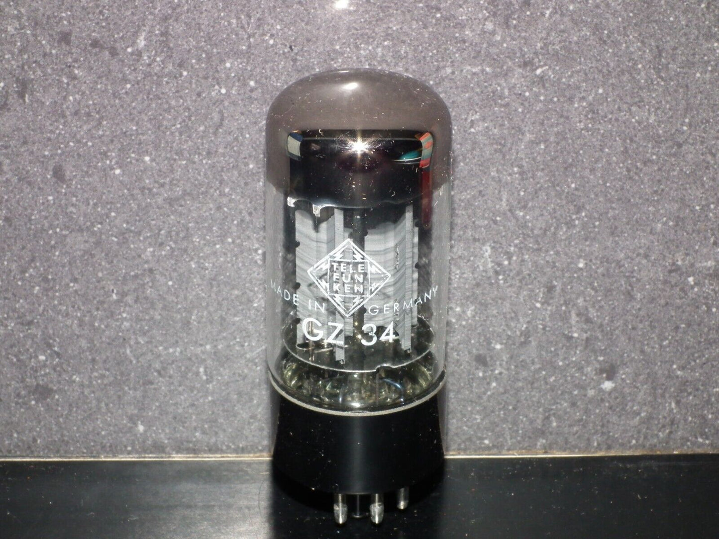 GZ34 Telefunken Mullard 5AR4 rectifier, DD Getter, NOS NIB f32