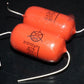 Two vintage capacitors 210100pF / 210nF / 0.21uF 100V ISKRA 1980 HI End Tube Amp