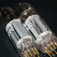 Philips E80CC 6085 Platinum Matched pair NOS Made in Heerlen 1966 Gold Pins