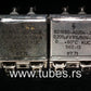 Two vintage Siemens PIO capacitors 0.205 uF / 50V Klangfilm tube audio